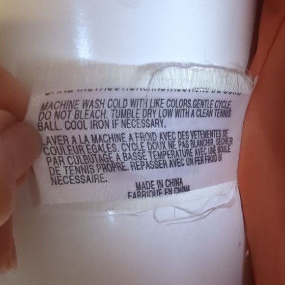 Talbot's Down Jacket Orange Size M - Picture 8 of 9